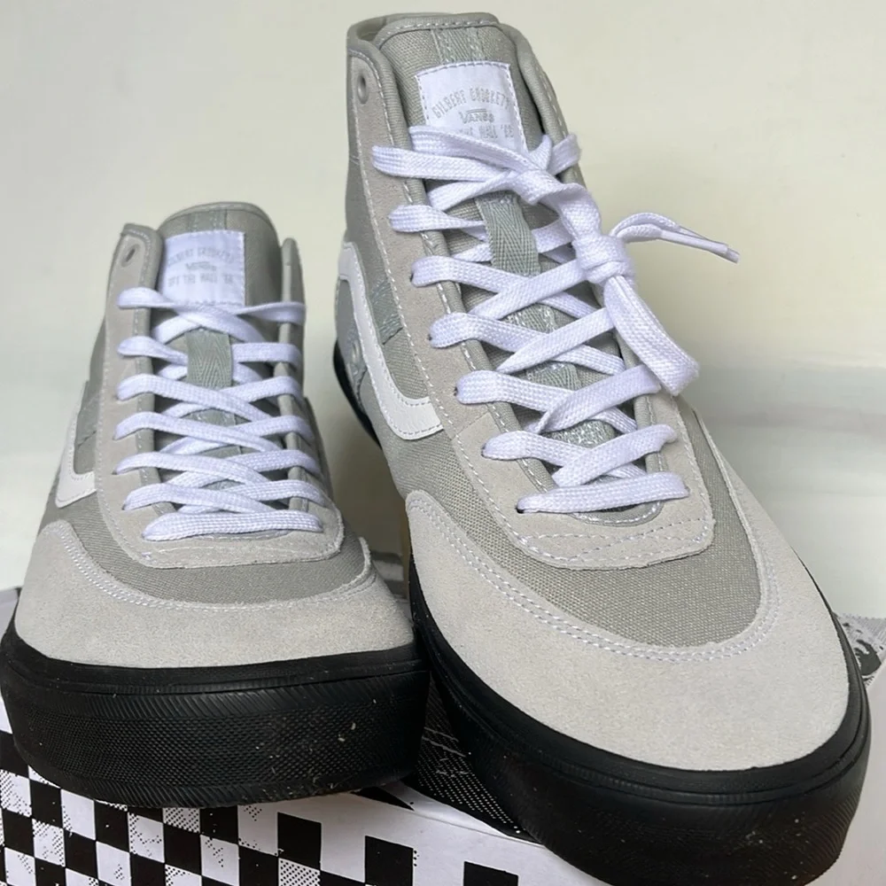 Vans Men’s Crockett High Light Gray/Black VN0A5JIGBH8 Sneakers